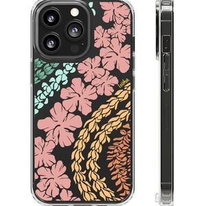 LEIOHU DESIGNS GROOVY LEI Clear Case compatible with IPhone 15 Pro Max